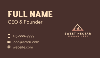 Mountain Desert Triangle Business Card Design