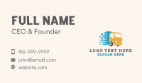 Fast Cargo Delivery  Business Card