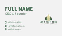 Woodland Tree Jungle Business Card Design