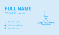 Toilet Bathroom Fixture Business Card