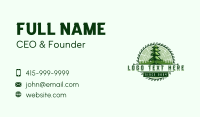 Pine Timber Saw Business Card