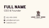 Mexican Guitar Dog Business Card