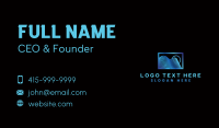 Building Wave Structure Business Card Design