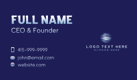 Digital Technology Sphere Business Card