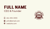 Chainsaw  Logging Forestry Business Card Design