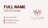 Waxing Business Card example 1