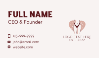 Waxing Business Card example 2