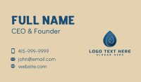 Purified Water Business Card example 2