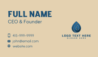 Purified Water Business Card example 1