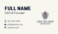 Warrior Business Card example 4