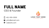 Barbecue Grill Flame Business Card