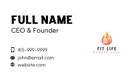 Barbecue Grill Flame Business Card