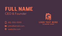 House Painting Tools  Business Card Design