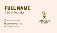 Smiling Face Smoothie Business Card