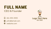 Cream Business Card example 4