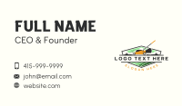Lawn Care Landscaping Grass Business Card