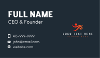 Running Athletic Sports Business Card