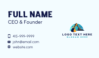 Mining Digger Machinery Business Card