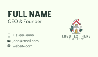 Holiday Snow House Business Card
