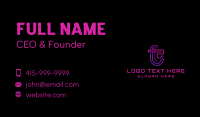 Cyberspace Business Card example 4
