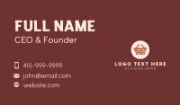 Brick Wall Shopping Basket Business Card Design