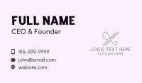 Elegant Fashion Letter X Business Card Design