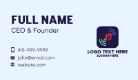 Sound Bar Business Card example 3