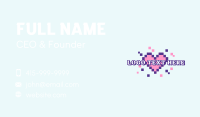 Pixel Heart Gaming Business Card