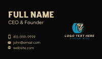 Auto Parts Maintenance Business Card