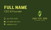 Green Leaf Plant Business Card