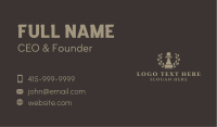 Chess Pawn Wreath Company Business Card