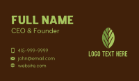 Green Leaf Tree Business Card