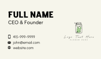 Herb Tea Jar Business Card Design