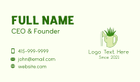 Garden Lawn Sprinkler  Business Card Design