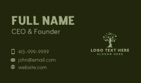 Therapeutic Woman Tree  Business Card Design