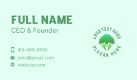 Nature Care Vegan Business Card