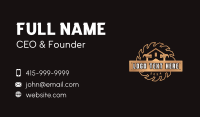 Hammer Carpentry Saw Business Card