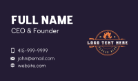 Flame Ranch Restaurant Business Card