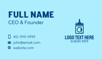 Washing Business Card example 4