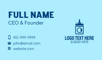 Laundry Business Card example 2