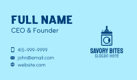 Washing Business Card example 4