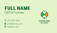 Lucky Irish Clover  Business Card Image Preview