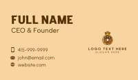 Cool Donut King Business Card Design