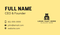 Honey Teddy Bear Business Card