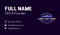 Car Detailing Garage Business Card