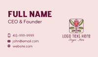 Wild Flower Business Card example 4