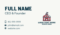 Circus Tent Playhouse Business Card