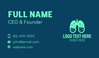 Inhale Business Card example 1