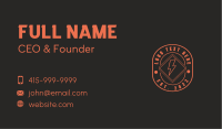 Electric Bolt Power Business Card