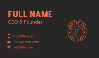 Electric Bolt Power Business Card Design